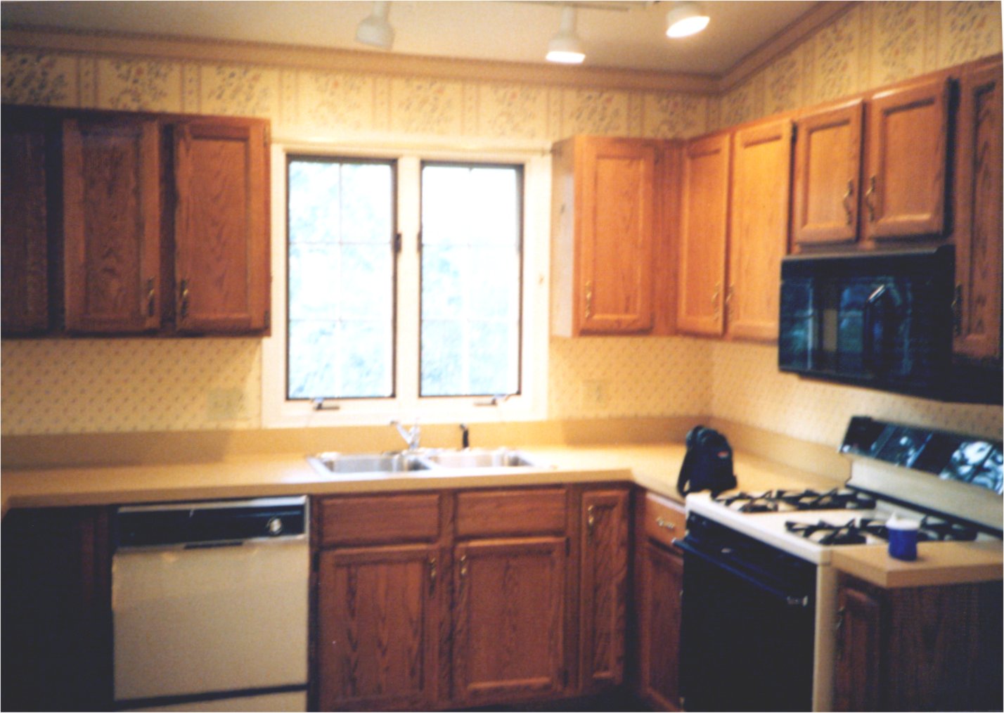 The Kitchen Area. What great cupboards and counters!